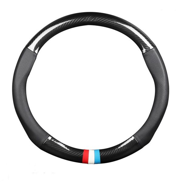 

steering wheel covers carbon fiber leather car cover for e46 e39 330i 540i 525i 530i 330ci m3 2001 2002 2003 handlebar braid