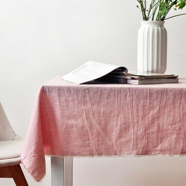 

table cloth nordic style colored rectangular household linen tablecloth home cover
