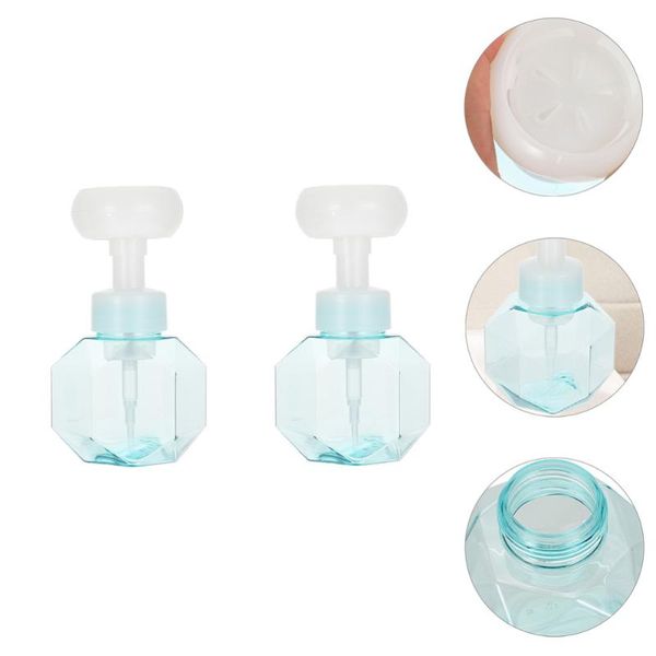 

party favor 2pcs foaming soap bottles facial cleanser whip bubble maker