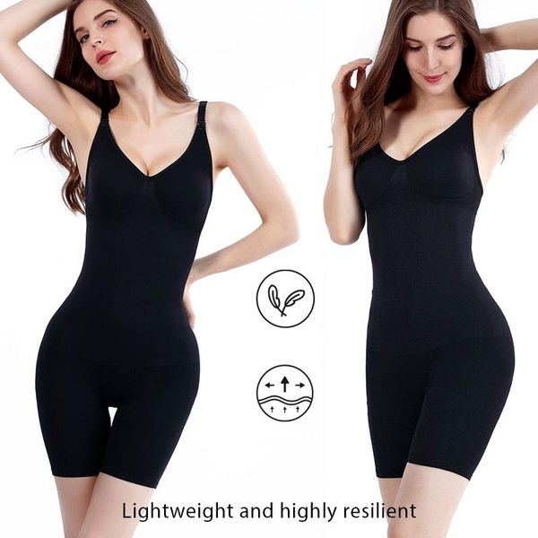 

women's shapers bulifter body shapewear tummy control panties women binders waist trainer corset slimming belt underwear bodysuit, Black;white