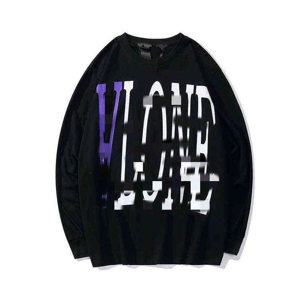 

sweater purple large letter hoodl round neck coat loose high street men, Black