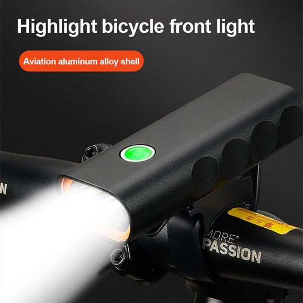 

bike lights bicycle light strong night riding front mountain charging tail