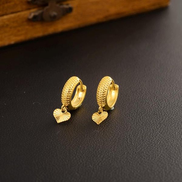 

hoop & huggie earrings of love, gold ornaments for fashionable ladies and children, Golden;silver