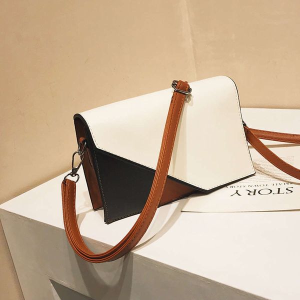 

hbp fashion color contrast women's new korean messenger bag in spring 2021