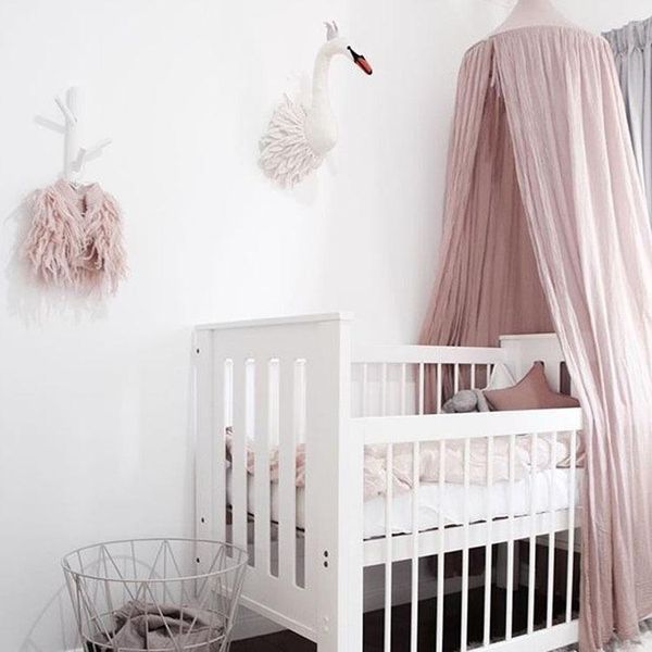 

crib netting mosquito net hanging tent baby bed canopy tulle curtains for bedroom play house children kids room decoration