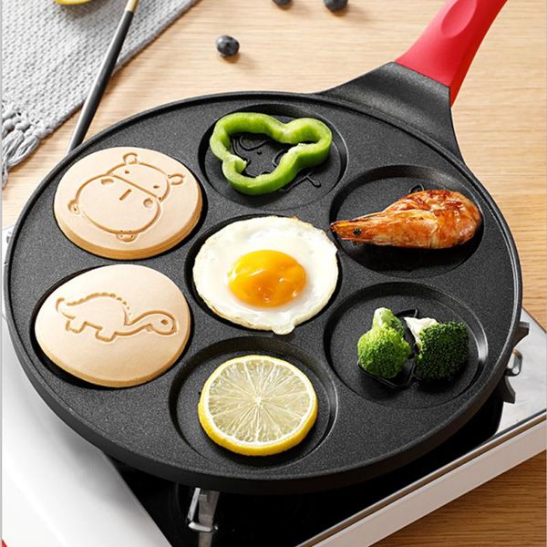 

pans pancake maker pan - griddle molds for kids nonstick with 7 animal shapes