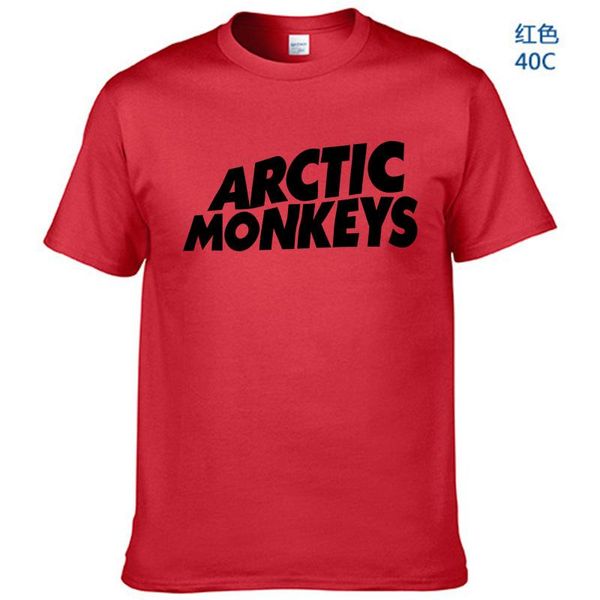 

men's t-shirts arctic monkeys cotton tee shirt men band mens tshirt summer harajuku hip hop basic t-shirt printed t shirtarctic cot, White;black