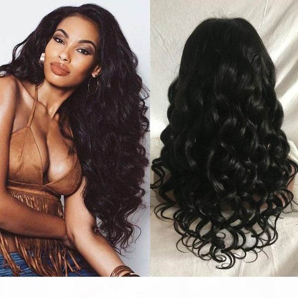 

8-26 full lace human hair wigs for black women lace front human hair wigs brazilian full lace wig fast sshipping, Black;brown