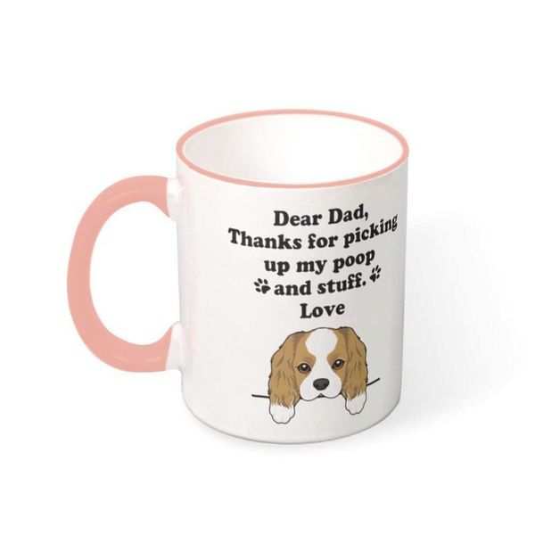 

mugs lovely pet dog prints mug creative funny water cup with handgrip durable ceramic coffee milk cups drinkware couple