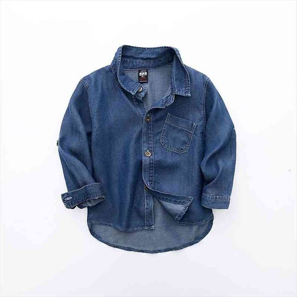 

fashion style children boys shirts denim shirt long sleeve pocket blouses with print letter soft childrens bc022, White;black