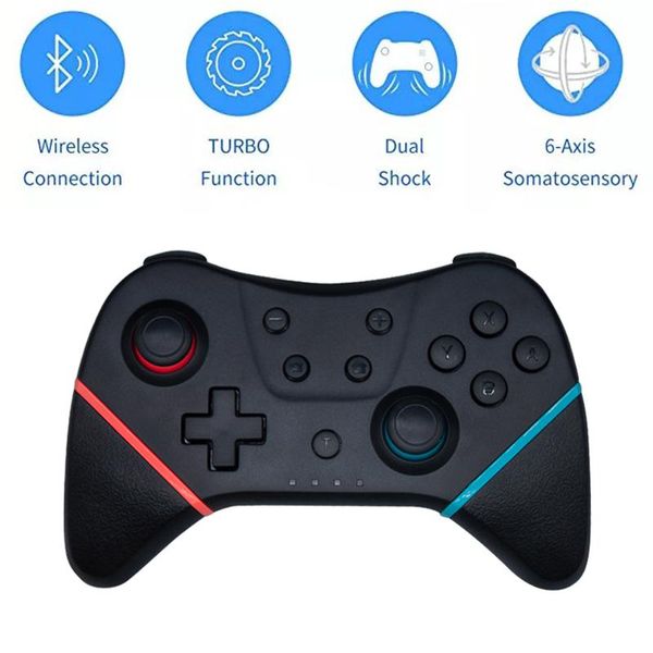

game controllers & joysticks wireless bluetooth-compatible joypad for switch pro console pc controller remote gamepad ns joystick