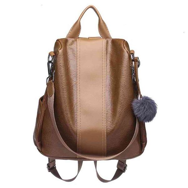 

women's bag temperament high-grade -theft simple backpack 318