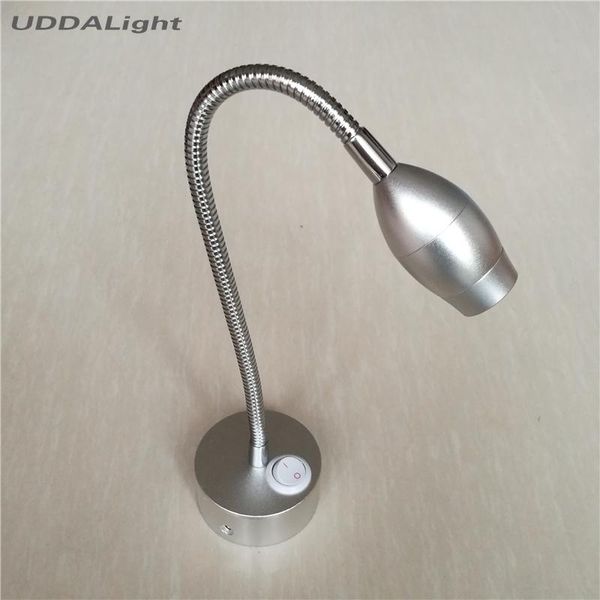 

wall lamp adjustable reading light soft gooseneck flexible pipe with switch