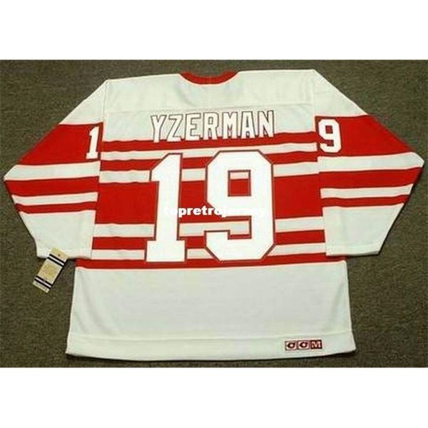 

wholesale mens steve yzerman detroit red wings 1992 ccm vintage retro hockey jersey, Black
