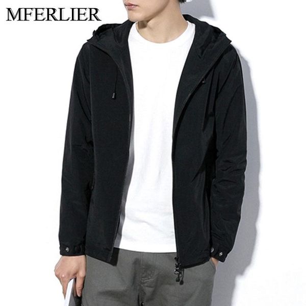 

men's jackets spring autumn men bust 138cm 5xl 6xl 7xl plus size long sleeve 2 colors, Black;brown