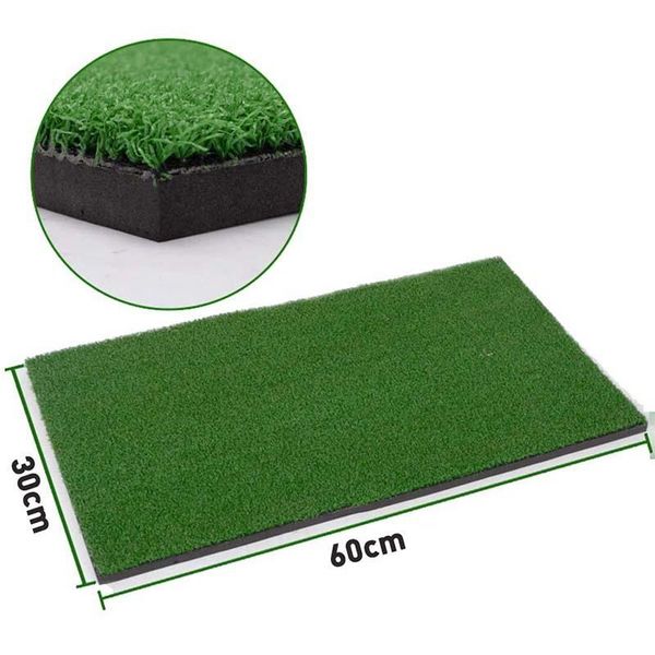 

golf training aids indoor practice grass mat backyard hitting pad with tee outdoor mini accessories