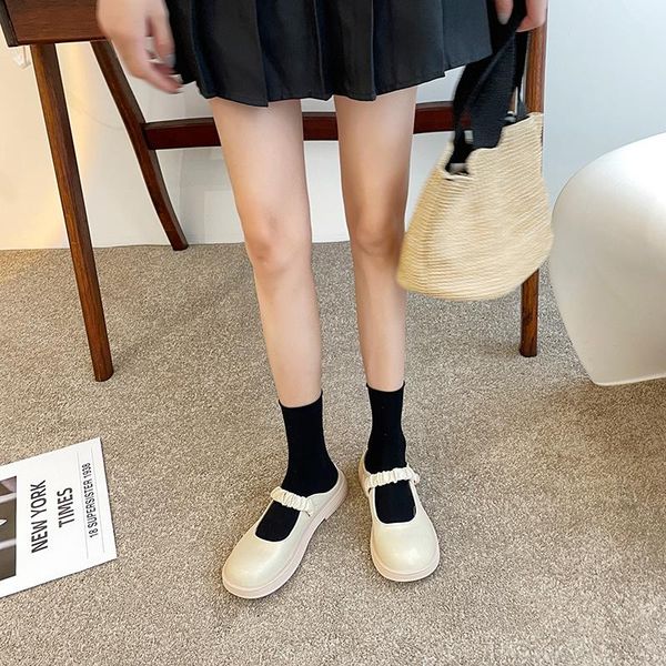 

dress shoes lolita women japanese mary jane vintage girls students jk uniform high heel platform cosplay plus size, Black