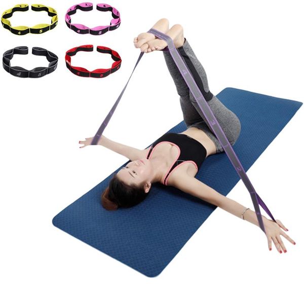 

resistance bands women yoga stretch strap adults latin dance belt fitness exercise gym rope figure waist leg