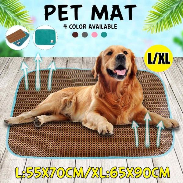 

kennels & pens puppy dog cat pet summer sleeping mat cozy bed doggie cooling pad cushion