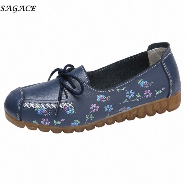 

sagace 2020 new womens comfortable low flat shoes with printed casual shoes flat utdoor casual x6eg#, Black