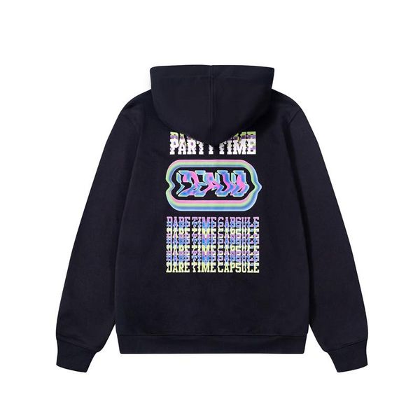 

mens style hoodie fashion sportswear sweatshirts colors printed hooded mens street clothing 5 fleece pullovers light oxbro, Black
