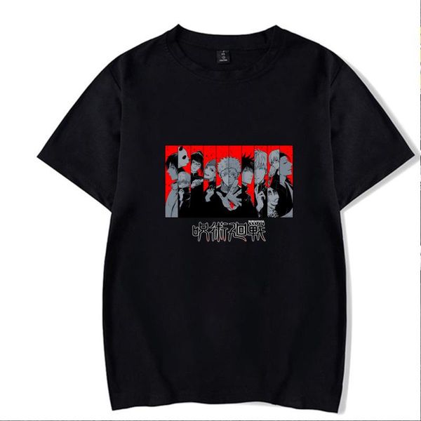 

men's t-shirts women's high street t shirt harajuku fashion tees anime jujutsu kaisen graphic print in sale, White;black