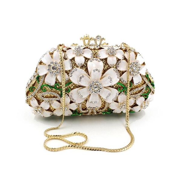 

evening bags glowa hilly [custom words european and american luxury fashion diamond set bag foreign trade flowers full o