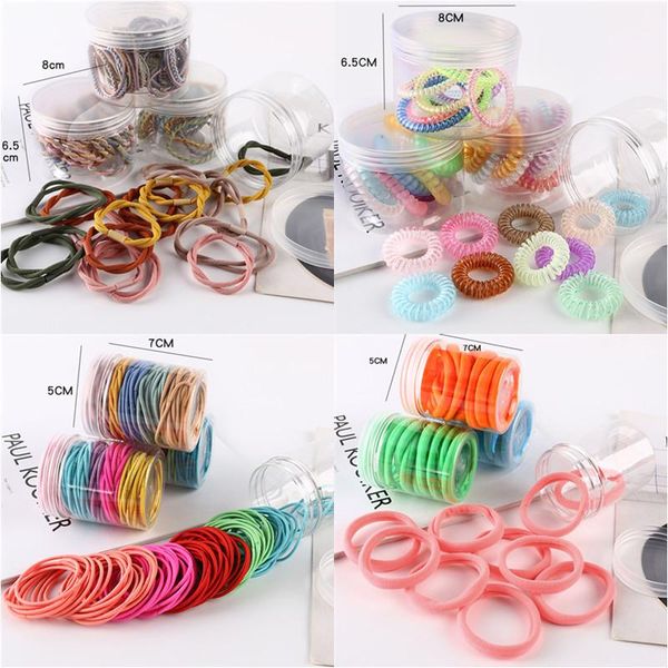 

hair clips & barrettes girls solid color big rubber band fixer chewing gum headwear elastic korean girl accessories bride, Golden;silver