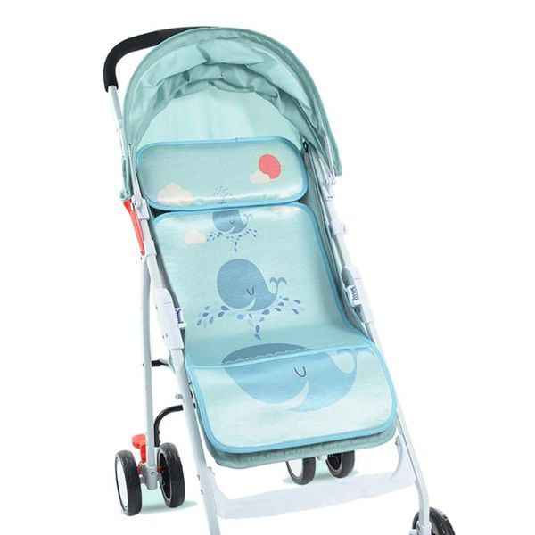 

stroller parts & accessories summer cooling pad 3d breathable mesh pushchair mat mattress baby pram seat cover cushion for born 73x35cm