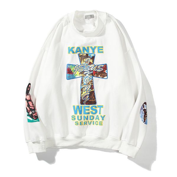

sexyshow kanye west crew neck jesus is king limited, Black