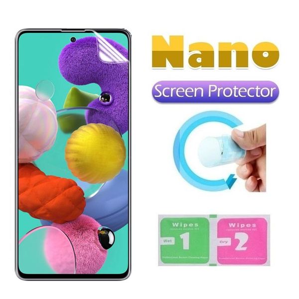 

nano protective film for a50 a51 a50s protection for a51 a50 a50s screen protector foil film explosion-proof