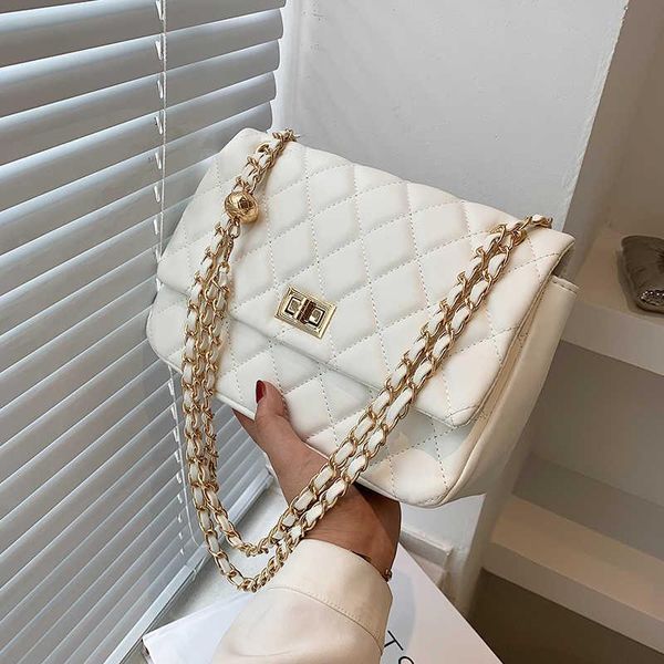 

evening bags lingge small pu leather crossbody bag for women 2021 female summer chain luxury trendy shoulder handbags and purses