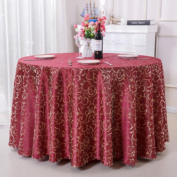 

table cloth 100% polyester round cover fabric square dining champagne color tablecloth booth setting home deccor