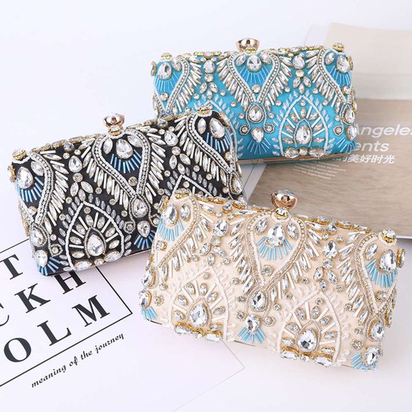 

main products for ladies' diamond inlaid dinner bag