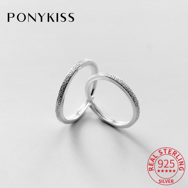 

cluster rings ponykiss roamntic 925 sterling silver girl and boy couple adjustable for anniversary jewelry minimlist summer accessory, Golden;silver