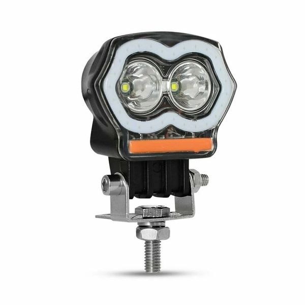 

12v 3 inch led work light spot lamp fog pods blue drl off road car motorcycle
