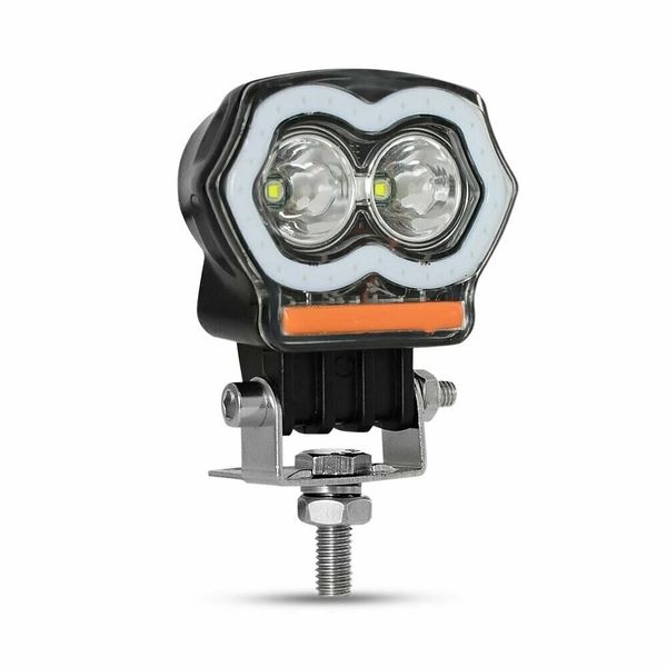 12V 3 POLLICI LED Lampada da lavoro Spot Fendinebbia Baccelli Blu DRL Off Road Car Motorcycle