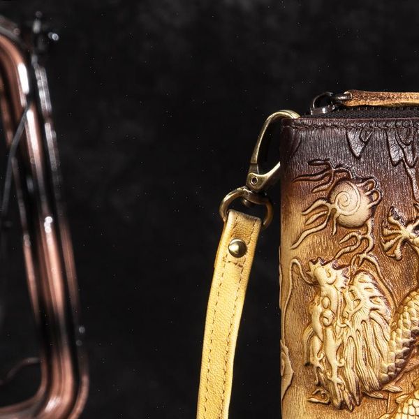 

genuine leather brand fashion card holder checkbook zipper around organizer wallet design purse clutch handbag 1016 c, Red;black