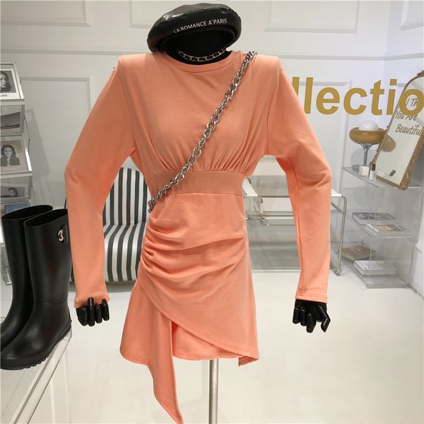 

stirred temperature and fine women's ragged versatile fashion dress 223v, Black;gray