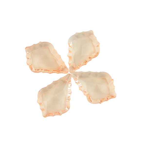 

chandelier crystal 38mm-76mm water pink glass hanging pendant for lamp part