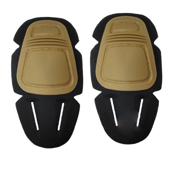 

2pcs protective gears elbow support safety wear resistant tactical sports hiking paintball camping outdoor knee pad, Black;gray