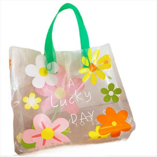 

gift wrap 50pcs transparent small portable clothing bag shopping plastic