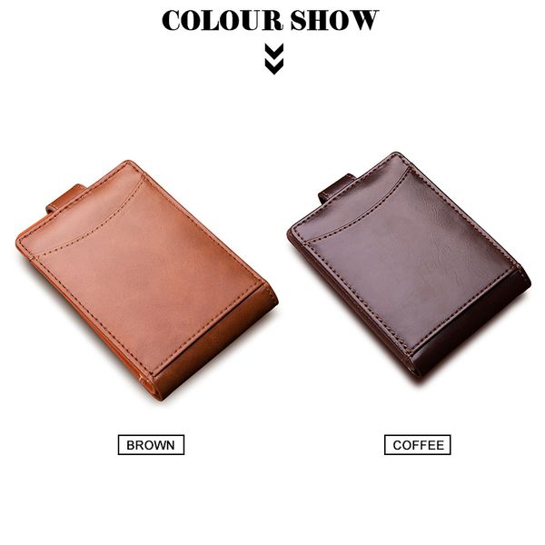 

new mens bifold short wallet business slim pu leather card holder hasp money bag casual small wallets mini purse, Red;black
