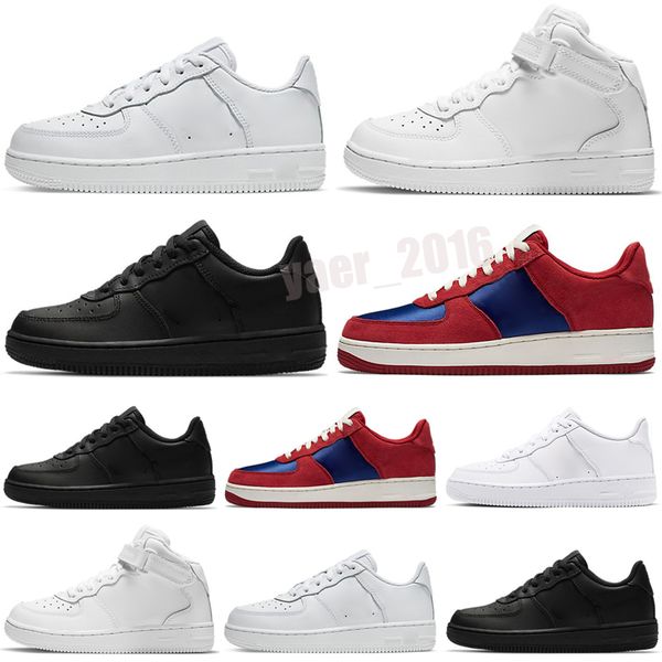 

2021 platform kids shadow white shoes pale ivory classic black white skateboarding mens trainer sports sneakers 28-35