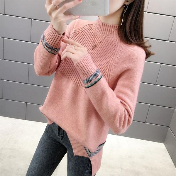 

oversized sweater women long sleeve patchwork womens sweaters pullover striped black, White;black
