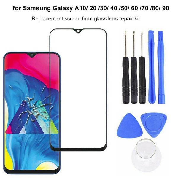 

cell phone repairing tools replacement front glass touch screen repair tool kit for galaxy a10-a90 accessories support drop