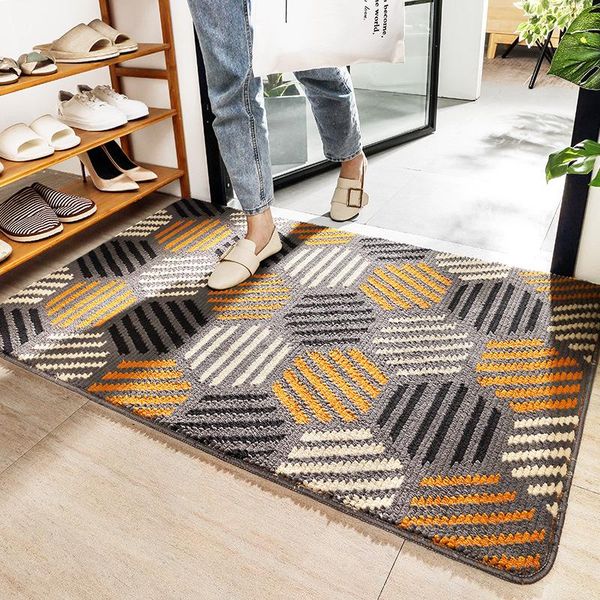 

carpets striped dust entrance door mat hall welcome mats for front doormat wear-resistant household non-slip absorbent rug bath