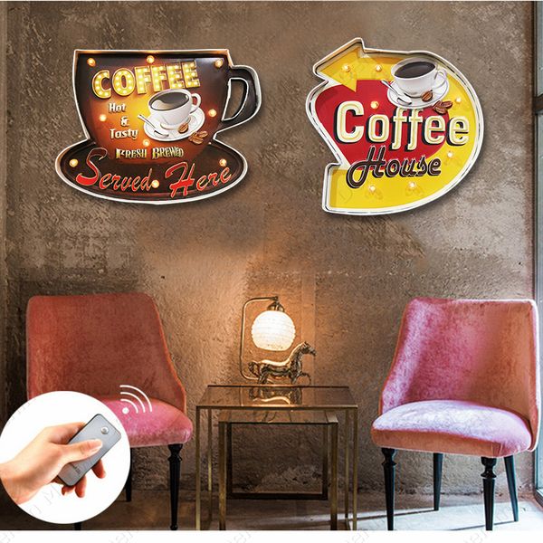 

ice cold beer led neon light signs vintage metal signs bar cafe cinema popcorn advertisement sign night sign remote control n386a