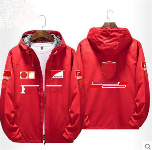 

f1 racing jacket team work clothes autumn and winter plus velvet sweatshirt