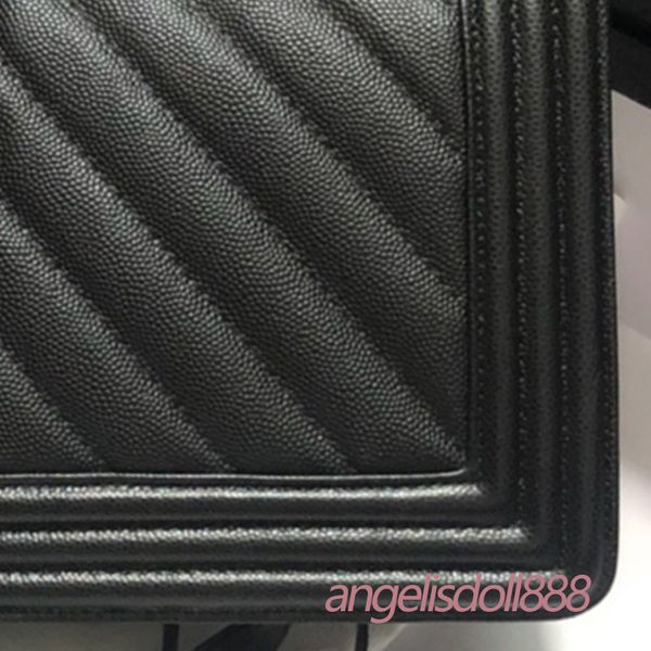 

womens purse calfskin caviar boy chevron classic quilted flap chain bag real leather handbags crossbody ladies shoulder bags sac